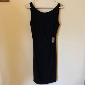 Only worn once!! Ralph Lauren navy blue dress